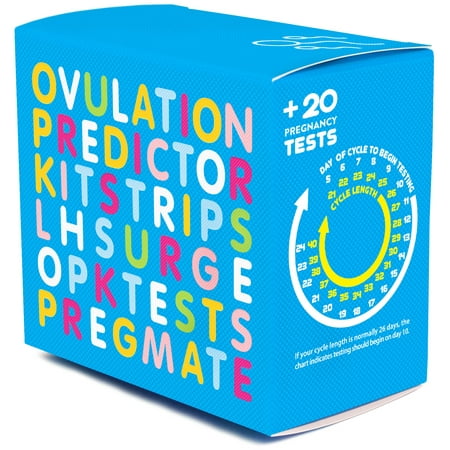 PREGMATE 100 Ovulation and 20 Pregnancy Test Strips Predictor Kit (100 LH + 20 (Best Over The Counter Ovulation Kit)