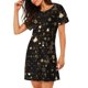 thumbnail image 2 of Fotbe Casino Bata de Dormir para Mujer con Estampado, Camisón de Algodón de Manga Corta, Ropa de Dormir Casual, 2 of 6