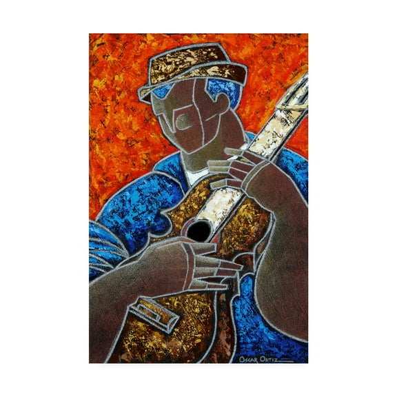 Trademark Fine Art 'Solo De Cuatro' Canvas Art by Oscar Ortiz