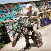 GOTRAX Ranger16 Adult Electric Bike - 36V 20 MPH Speed, 24 Mile Range, 16 x 3 Fat Tires, Moped Style, Black