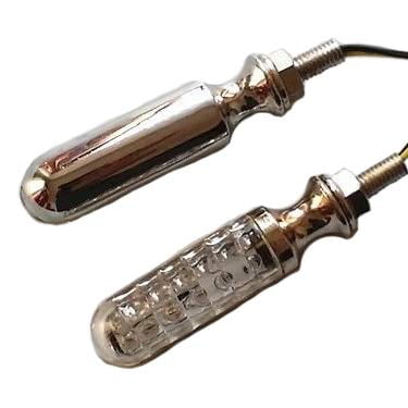 Motorcycle Bar LED Turn signal Indicator Light For Harley Honda Kawasaki Suzuki Yamaha Bobber Chopper Boulevard VTX Cafe Vulcan Cruiser Custom