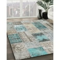 thumbnail image 3 of Ahgly Company Machine Washable Indoor Square Contemporary Sage Green Area Rugs, 8' Square, 3 of 7