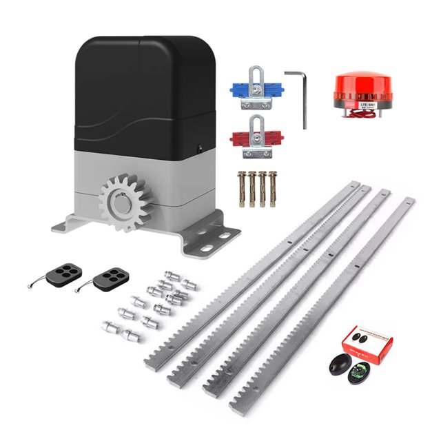 Electric Sliding Door Opener Kit AC Motor Automatic Door Operator Kit With 4m Steel Frame Infrared Sensor Kit ,Free Your Hands