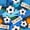 Blue Orange, variant on Castle Fairy Luxury Golden Soccer Ball Twin Sheets 3pcs, Crown Sparkle Design Bedding, Gold Black,1 Fitted Sheet, 1 Flat Sheet and 1 Pillowcase