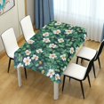 thumbnail image 4 of Yayeee Tablecloths 54" x 54" Rectangle Wrinkle Resistant Party Table Cover, Small White Flowers, 4 of 8