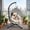 Beige+Gray, variant on Foldable Indoor/Outdoor Wicker Swing Egg Chair, Hammock Hanging Chair Nest Basket with Stand, UV Resistant Cushions, 350LB Capacity for Bedroom, Balcony, Garden & Poolside, Black