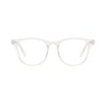 thumbnail image 2 of TNOBHG Transparent Full-frame Glasses Blue Light Blocking Glasses Unisex View Strong Hinge Smooth Transparent with Brim Eye Protection Bluelight Glasses, 2 of 8