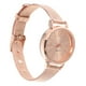 thumbnail image 1 of BRIGHTFUFU Reloj de moda para mujer Marca de lujo Correa de malla Correa Relojes de pulsera de cuarzo creativos Pulsera de mujer Reloj de pulsera Montre Femme (Rosy Gold), 1 of 7