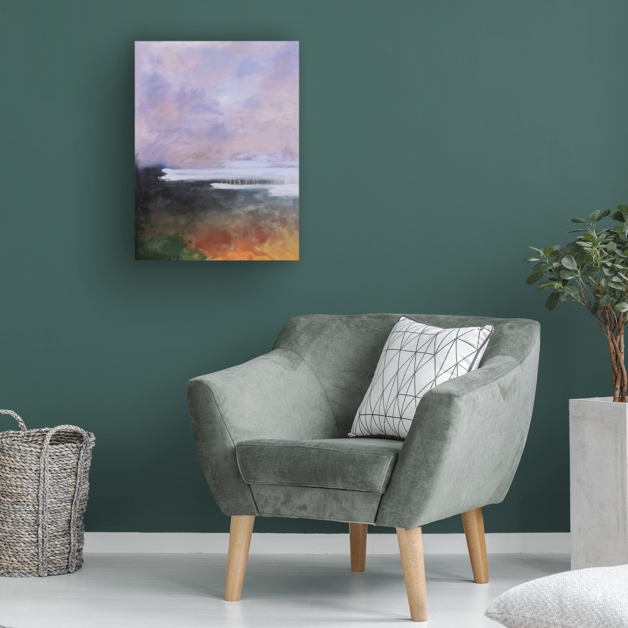Canvas Wall Art - Pablo Esteban 'Peri Storm 2' Wall Art for Living Room, Bedroom, or Office Décor by Trademark Fine Art - 18 x 24 Inches