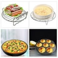 thumbnail image 3 of YOUTHINK Air Fryer Accessories Kit, Black+Silver - Durable, Non-Stick, Dishwasher Safe, 3 of 8