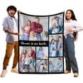 thumbnail image 3 of Personalized Blankets and Throws Photo Blanket Customized Using My Own Photos Customized Blanket Collage Blanket Customized, 3 of 6