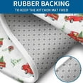 thumbnail image 4 of Red Christmas Truck Pattern Bathroom Rugs Sets 3 Piece,Toilet Cover Set,Absorbent Non Slip Bathroom Mats Sets with U-Shaped Contour Rug Toilet Rug Set, 4 of 5