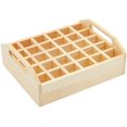 thumbnail image 1 of Organizador de caja de madera de 30 botellas para mini aceites esenciales, caja de exhibición 5Ml10Ml15ML aplicable Fason CZJJ-HQ112, 1 of 5