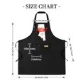 thumbnail image 5 of 2 Pack Adjustable Bib Apron with Canada Map Design & ' PARENT ' Graphic - Perfect for Cooking & Crafting 2 Pockets Unisex Chef Apron for Men & Women, 5 of 6