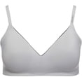 thumbnail image 2 of Calvin Klein Women's 2 Pack Lightly Lined Wirefree Bra, Pink/Gray XL, 2 of 5