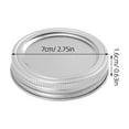 thumbnail image 2 of FUTUREORYY Lids for Jar Mason Jar Lids Regular Mouth Sealing and Storage 1 Set, 2 of 8