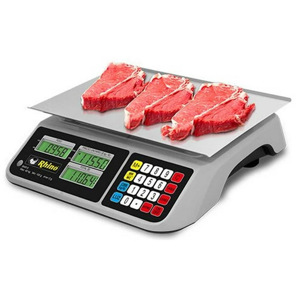 Bascula Peso-Precio Plato Grande 40 Kg BAR-9 Rhino Walmart en línea