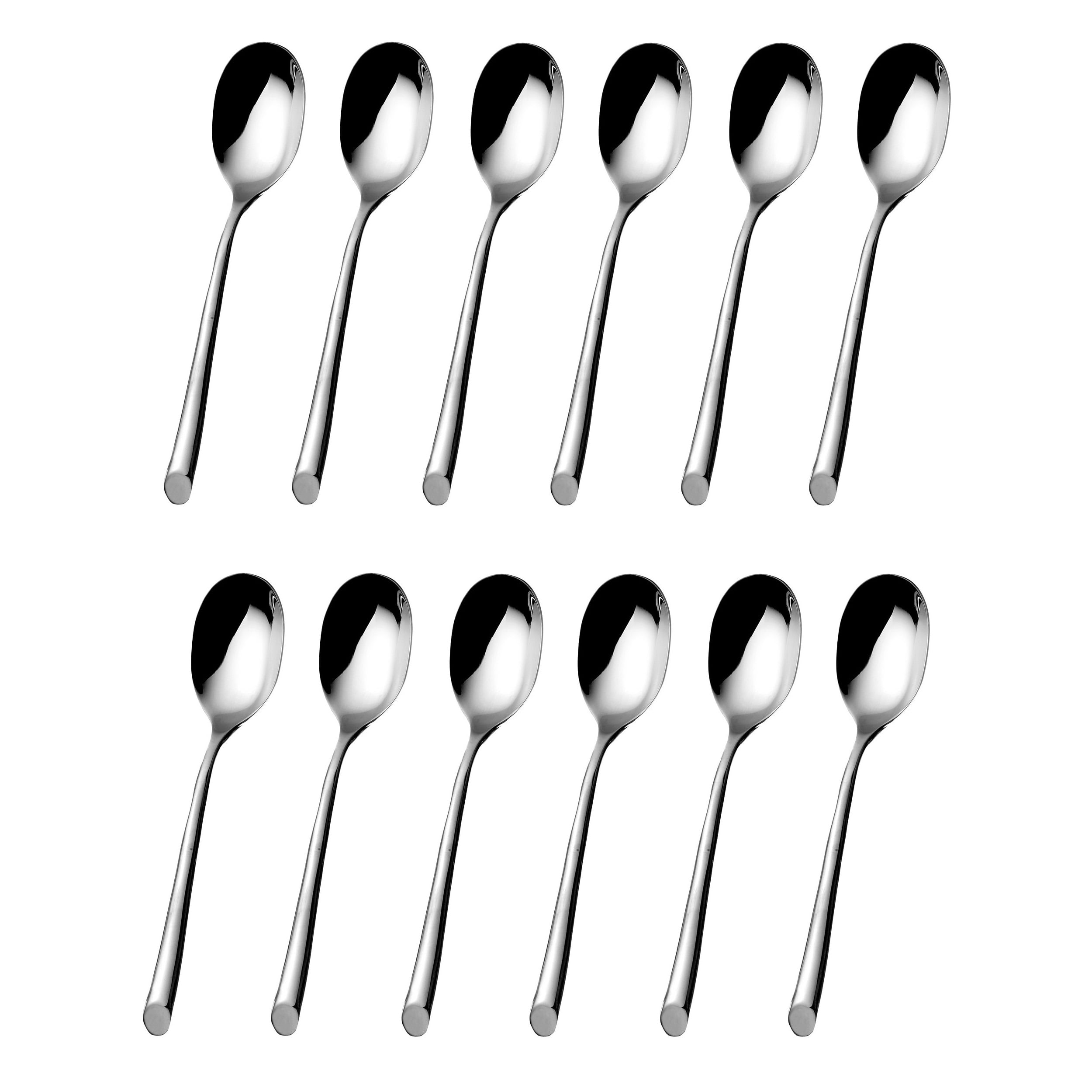 10PCS/kit Spoon Long Handle Stainless Steel Teaspoon Useful Sale Practical 