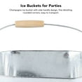 thumbnail image 3 of Large Capacity Beer Bucket Stylish Rusts Prevention Oval Champagne Ice Bucket for Bar Barbecues Picnics, 3 of 7