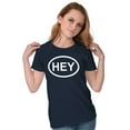 thumbnail image 4 of Hey Girl Funny Novelty TV Show Logo Womens Slim Fit Graphic Tee Brisco Brands X, 4 of 5