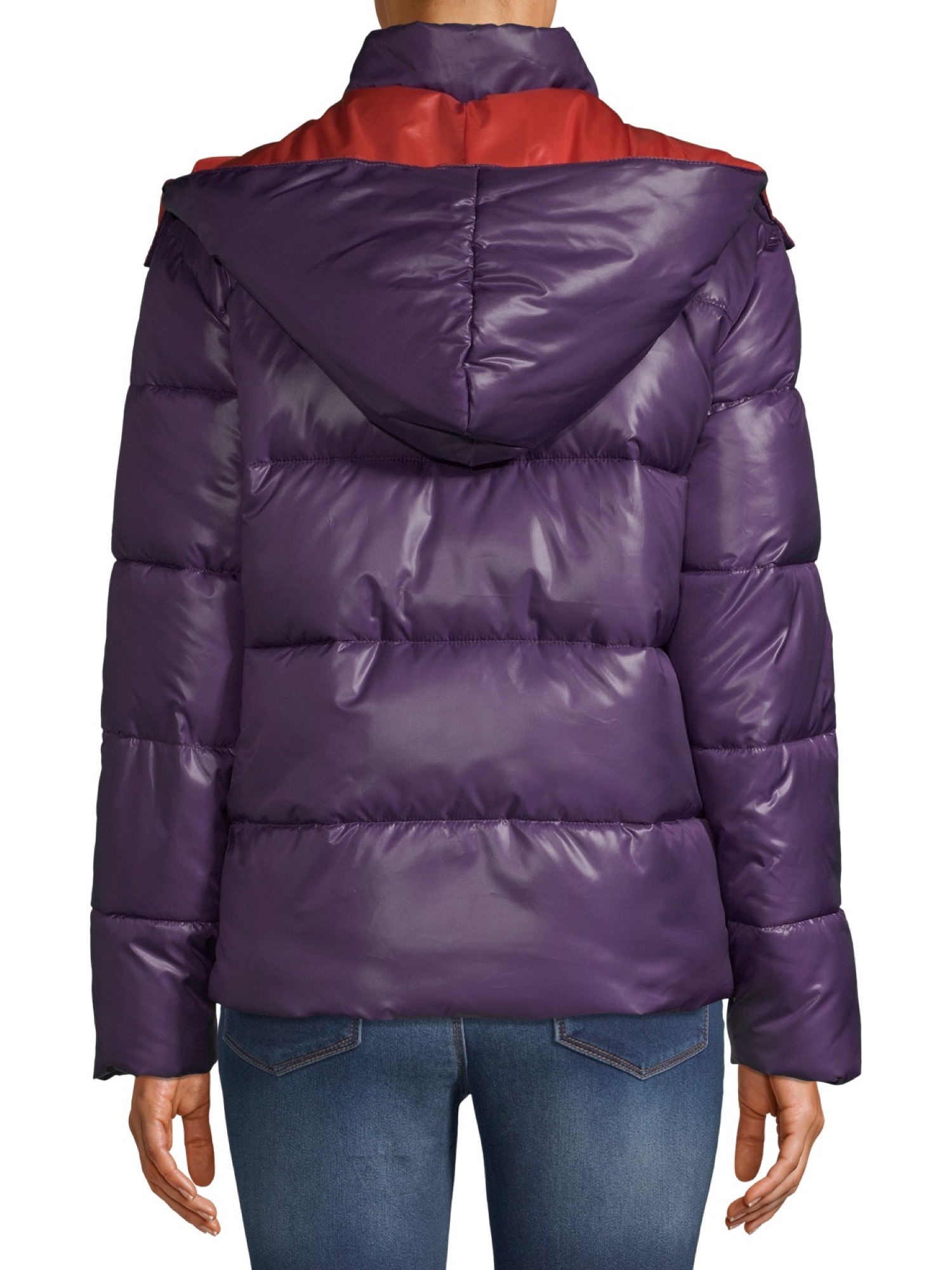 Kendall + Kylie Women's Two Tone Puffer - image 3 of 6