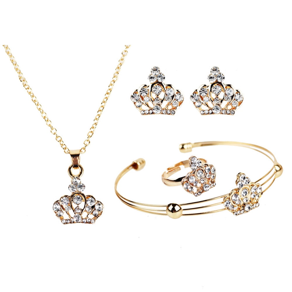 Statement Earrings Set Gold Jewelry 