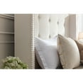 thumbnail image 3 of Peyton Upholstered Queen Bed / 54" High Headboard / Traditional Hand Buttoned Tufting / Nailhead Trim Wingback / No Box Spring Needed / Easy Assembly / Ivory Velvet, 3 of 9