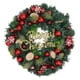 thumbnail image 2 of Corona de Navidad para puerta de entrada, corona de Navidad artificial para decoraciones de corona de Navidad Corona de Navidad interior optimizada para la excelencia, 2 of 9