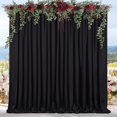 thumbnail image 1 of Cortinas B-COOL de poliéster, 152 x 244 cm, 2 paneles, color negro, 1 of 8