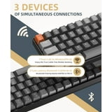 ZIYOULANG K68 60% Wireless Mechanical Keyboard, Bluetooth 5.0/2.4GHz ...
