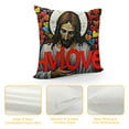 thumbnail image 4 of Outdoor I Love Jesus and Ants Farm Christian Camping Entomology Throw Pillow, Multicolor, 4 of 5