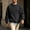 Black, variant on FSYBOA Men's Crew Neck Sweatshirt Size 2XL, Casual Fall Fleece Long Sleeve Men's Pullover Tops Black