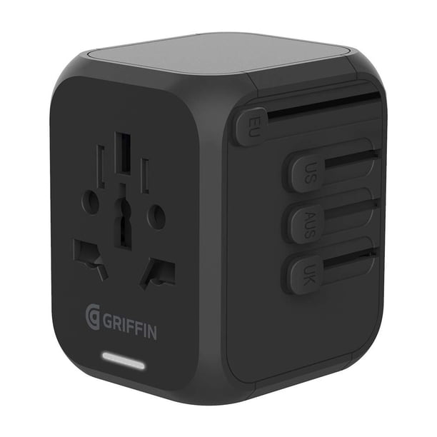 Adaptador de viaje Griffin Powerblock de 30 W con 4 puertos USB