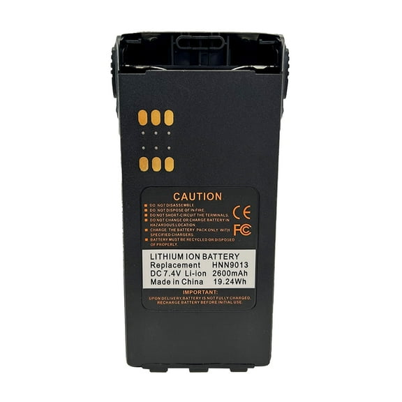 HNN9013 2600mAh Li-ion Battery Compatible with HT750 HT1225 HT1250 HT1550 PR860 PRO5150 PRO7150 MTX850 MTX950 MTX8250 MTX9250 GP140 GP320 GP328 GP338 GP640