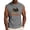 Gray, variant on Mens Beach Tank Tops Cat Print Born To Purr Built To Destroy Summer Crew Neck Tank Top for Daily