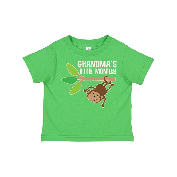 Inktastic Grandma's Little Monkey Grandchild Boys or Girls Toddler T-Shirt