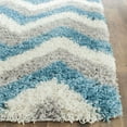 thumbnail image 3 of Safavieh Shag Kids Willis Tapis Rayé, 3 of 5