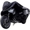 thumbnail image 7 of Motorcycle Cover, Waterproof Motorcycle Cover All Weather Outdoor Protection,Oxford , Fit for Length 96" Motors, Blak and Silver, 7 of 7