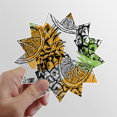 thumbnail image 1 of Yellow Pineapple Lemon Tropical Fruit Sun Vinyl Sticker Luggage Graffiti Flower Decal, 1 of 3