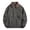 Gray, variant on Leather Jacket for Men Long Sleeve Loose Plus Size Jackets Turndown Collar Casual Multiple Pockets Top