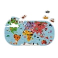 thumbnail image 3 of Janod - Bath Explorers Map - 28 Floating Foam Pieces - Bath Toy Puzzle for Toddlers - Age 3+ - J04719, 3 of 7