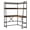 Brown, variant on Furniture of America Narvay Metal Corner Writing Desk with USB in Brown