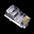 Gold Plated Network Modular Plug Crimper RJ45 Cable Head