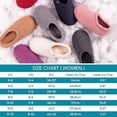 thumbnail image 6 of Women's Indoor Slippers Women Men's Plush Slippers Bedroom House Shoes with Memory Foam Curl for Indoor and Outdoor (Size 9/10), 6 of 6