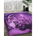 thumbnail image 3 of Ahgly Company Machine Washable Indoor Rectangle Transitional Bright Purple Area Rugs, 5' x 7', 3 of 7
