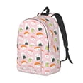 thumbnail image 2 of Balery Cute Sushi (2) Vintage Canvas Backpack for Men and Women - Large Capacity, Durable Travel Laptop Bag for School, Work, Hiking, and Outdoor Activities, 2 of 7