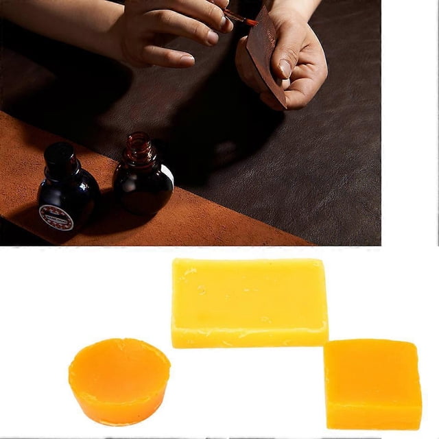 3 PCS Natural Pure Beeswax Bee Wax for Furniture Floor Polishing Leather Maintenance