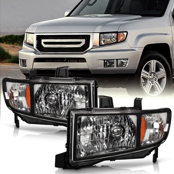 For 2006-2014 Honda Ridgeline Headlights Headlamps Replacement 06-14 Left Right