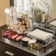 thumbnail image 4 of 1PC Makeup Storage Organizer With Lid And Drawers Acrylic Cosmetic Display Case, 4 of 5