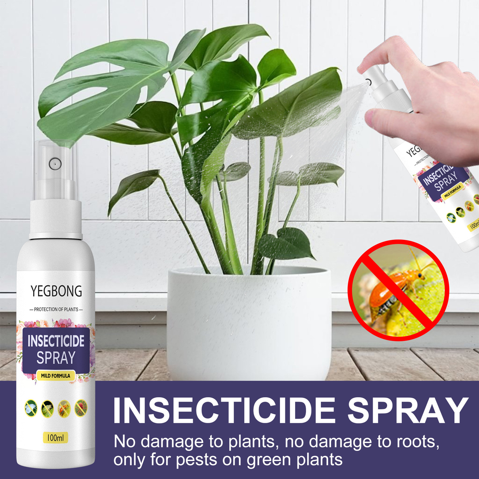 Leaveforme 100ML Insect Spray Effective Mild Secure Disinsection Useful